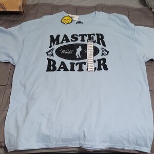 Danny Duncan Master Baiter Light Blue Graphic Tee